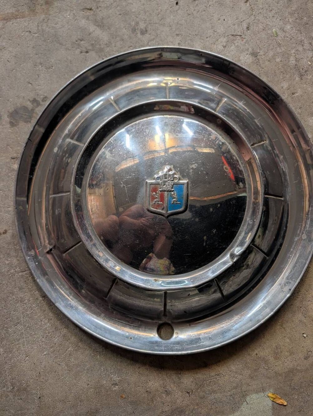 54 Plymouth Belvedere Savoy Plaza Cambridge Cranbrook 15" Hubcaps Pair of 2 OEM